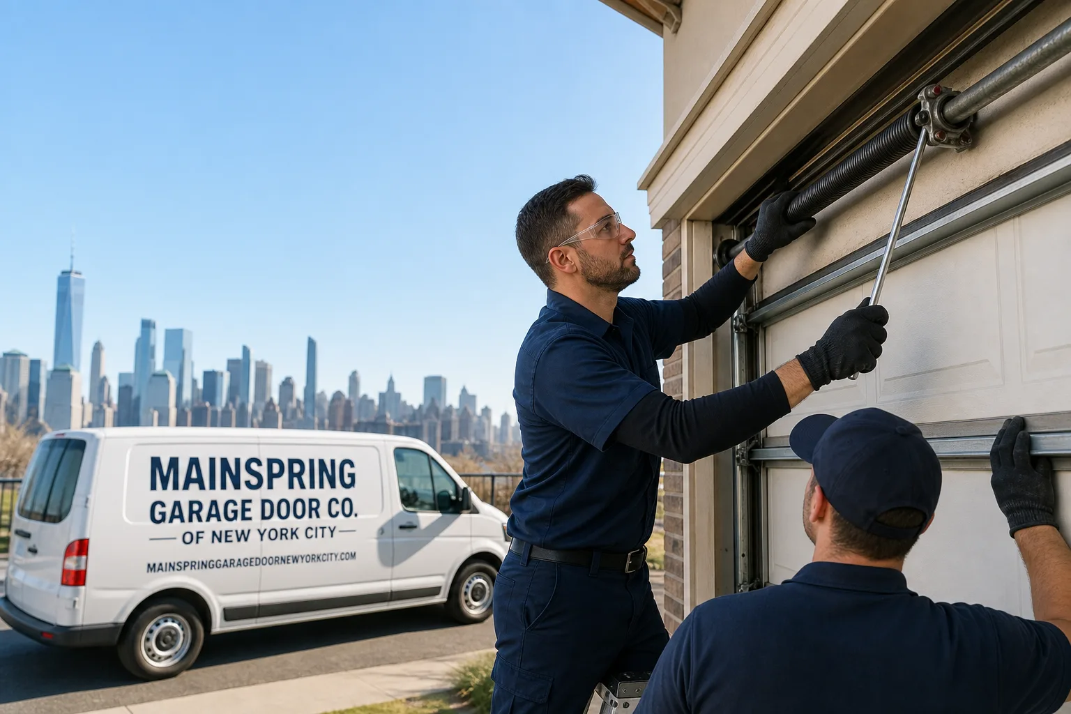 Mainspring Garage Door Co. of New York City garage door team